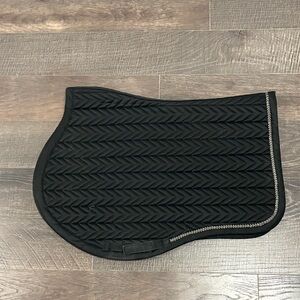 Black Quilted Saddle Pad